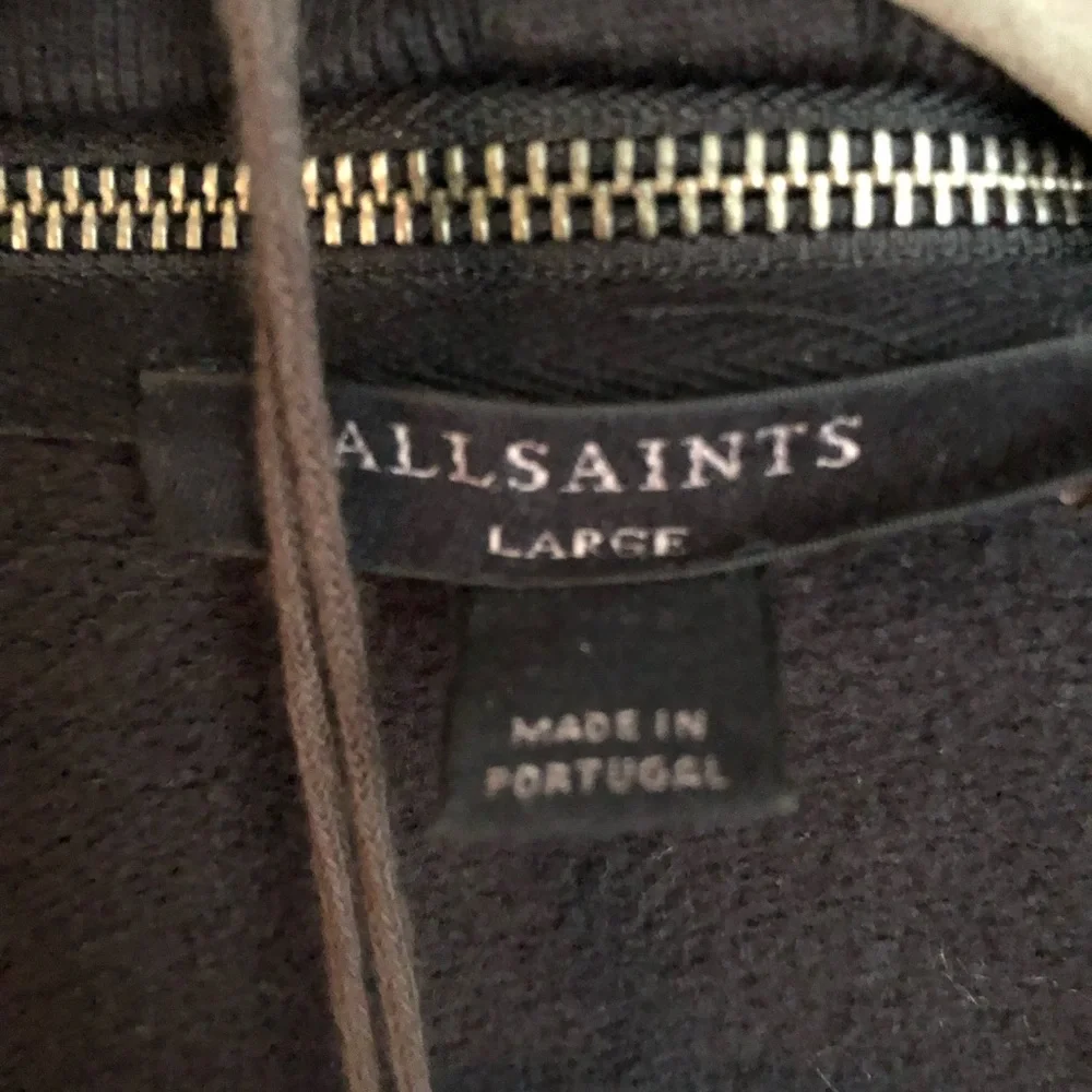 ALLSAINTS Dahlia Sweatshirt (LARGE) in BLACK - Picture 2 of 6